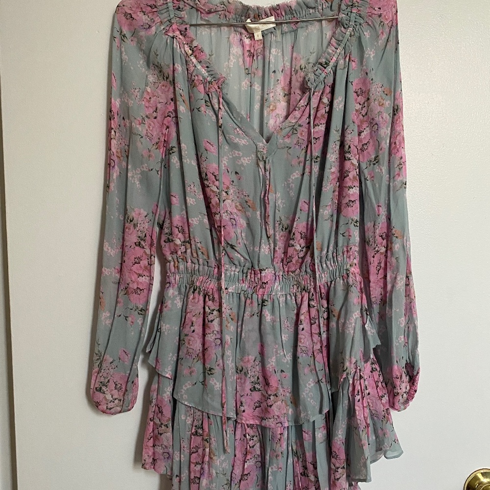 LoveShackFancy Long Sleeve Mini Dress - Lightweight - size S